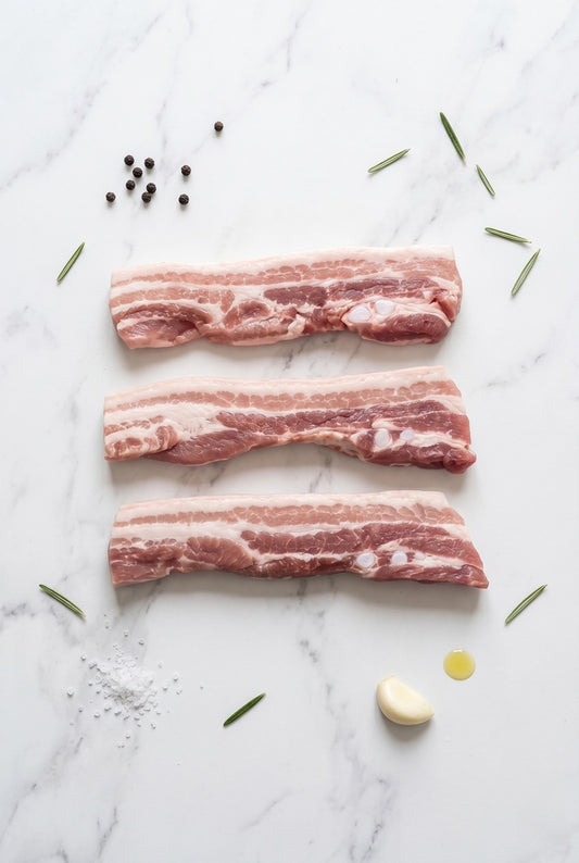 Slice of fresh bacon | 1000 g